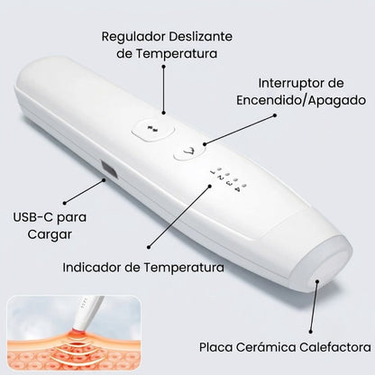 Dispositivo recargable para aliviar picaduras de insectos