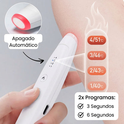 Dispositivo recargable para aliviar picaduras de insectos