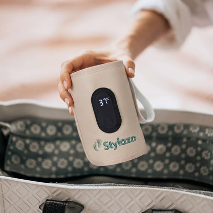 STYLAZO - EL PRIMER CALIENTA BIBERONES PORTÁTIL A BATERÍA