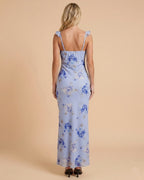 Vestido Amalfi | Vestido largo con tirantes y estampado floral