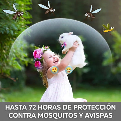 Pegatinas repelentes de mosquitos