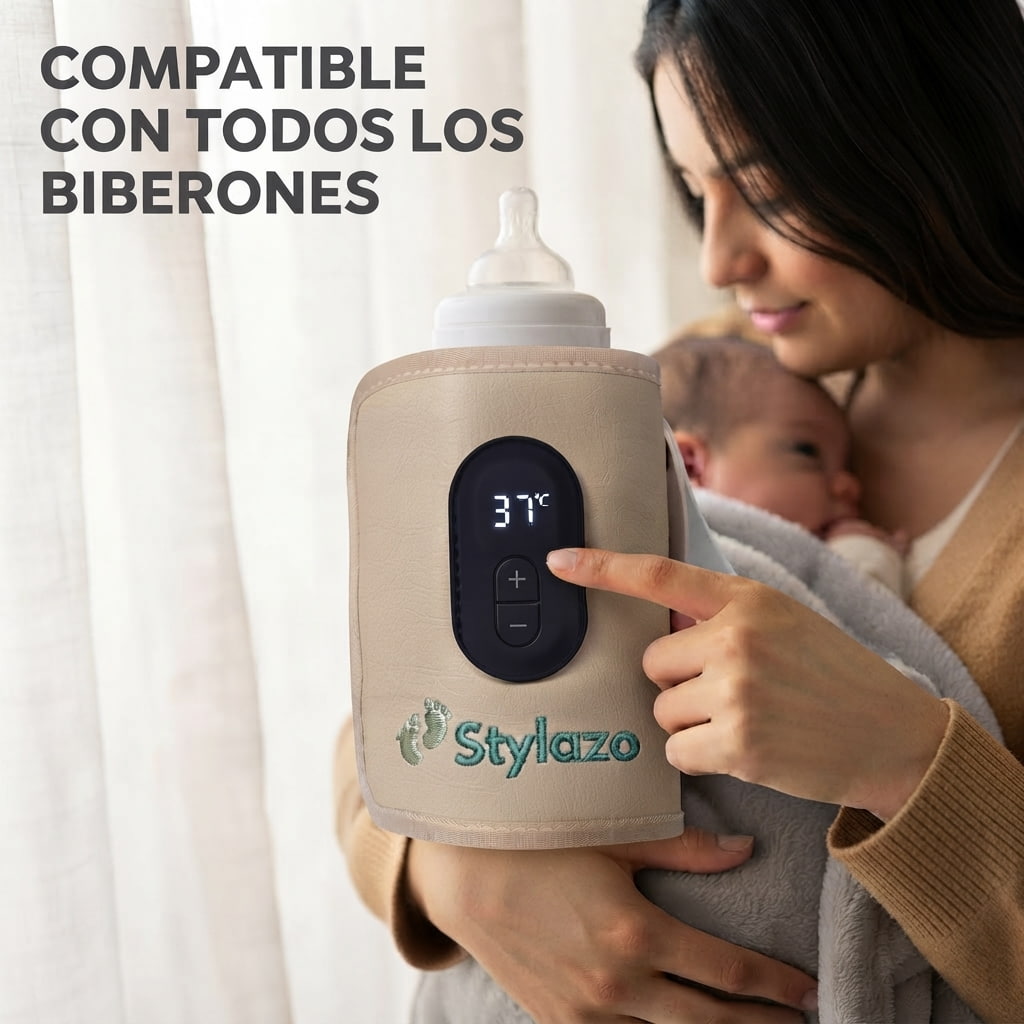 STYLAZO - EL PRIMER CALIENTA BIBERONES PORTÁTIL A BATERÍA
