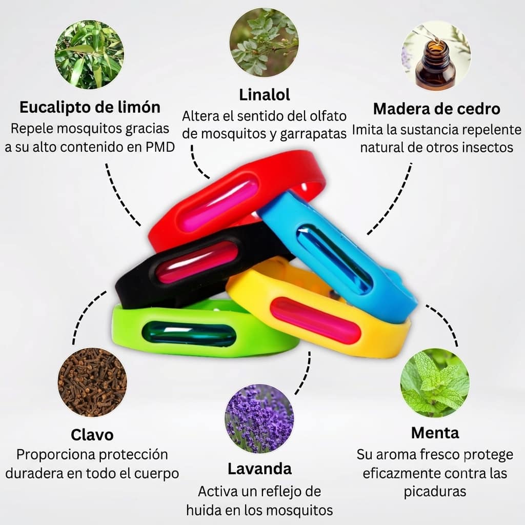 Pulseras repelentes de mosquitos StyLazo ™