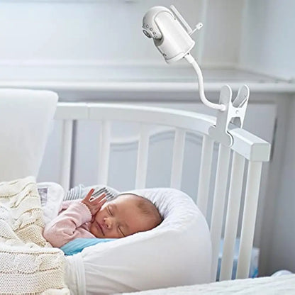 Flexible Baby Monitor Mount Baby Camera Holder 1/4 Screw Clip Hose Holeless Mounting CCTV Baby Camera Mount Without Tools
