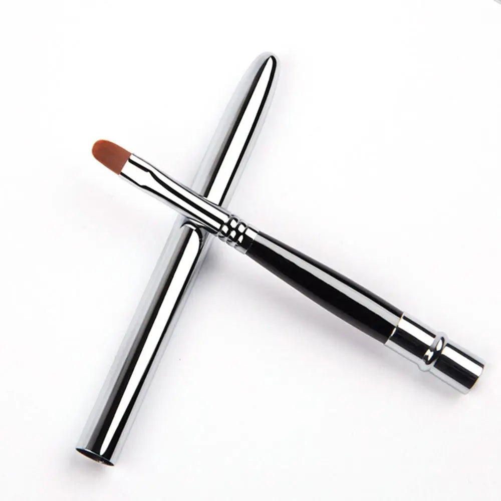 Pincel de Maquillaje Metálico Luxe