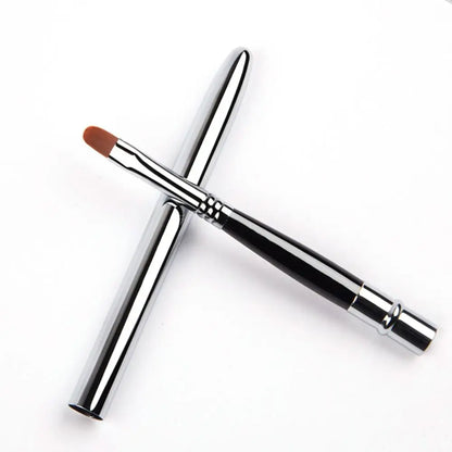 Pincel de Maquillaje Metálico Luxe