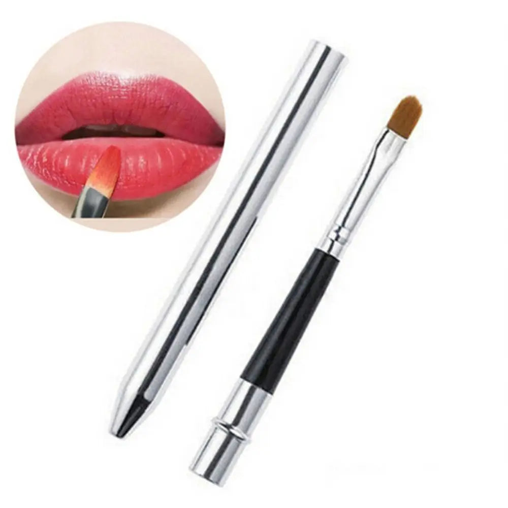 Pincel de Maquillaje Metálico Luxe