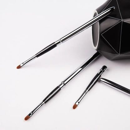 Pincel de Maquillaje Metálico Luxe